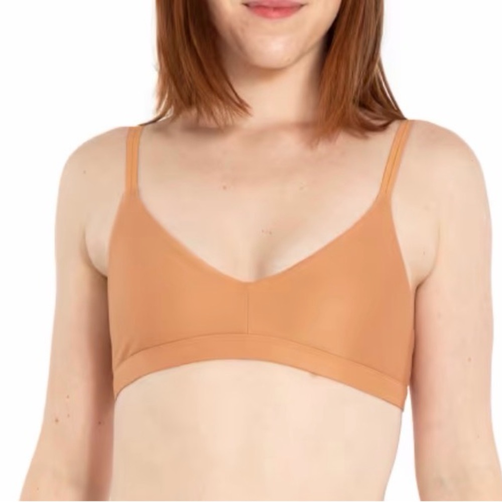 NWT Nude Barre Wireless Bralette Size Medium Shade 9Am